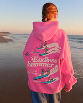 Vintage Washed Pink Oversized Hoodie for Everyday Summer Vibes