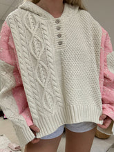 Cozy Quilted Hoodie Sweater in Soft Pink for Effortless Everyday Style