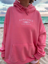Hibiscus Pink Embroidered Hoodie for Effortless Summer Style