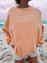 Sunset Orange Embroidered Sweatshirt for Effortless Everyday Style