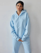 Dream Blue Relaxed Hoodie for Everyday Comfort and Style