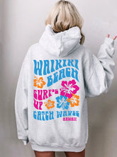 Waikiki Beach Coconut Girl Hoodie - Cute Surf Style Sweatshirt