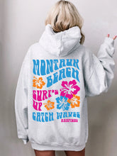 Hibiscus Surf Hoodie for a Beach Day in Montauk
