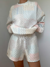 Quilted Pastel Shorts in Soft Blue Shades for Effortless Summer Style