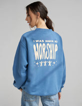 Inspiring Worship Crewneck Sweatshirt for Everyday Faith