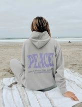 Lunar Rock Peace Hoodie with Inspirational Bible Verse