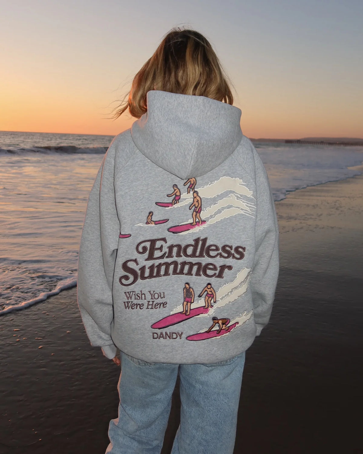 Oversized Lux Hoodie for Endless Summer Vibes in Dark Heather