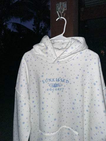 Cozy Embroidered Snowflake Hoodie for Winter Style