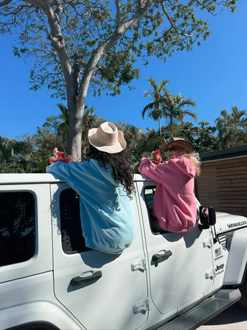 Hibiscus Pink Embroidered Hoodie for Effortless Summer Style