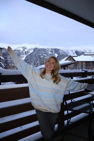 Cozy Aspen Ski Sweater for Winter Layering and Après-Ski Style