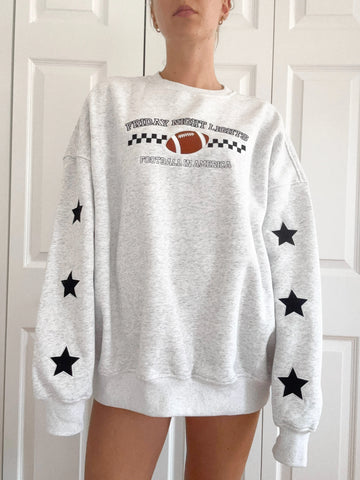 Game Day Embroidered Sweatshirt for Friday Night Lights and Everyday Spirit