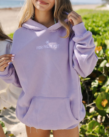 Dreamy Orchid Puff Sleeve Hoodie for Cozy Everyday Style
