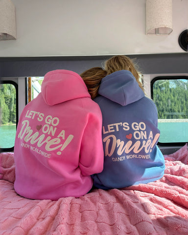 Oversized Pink Hoodie for Cozy Road Trip Vibes and Everyday Comfort