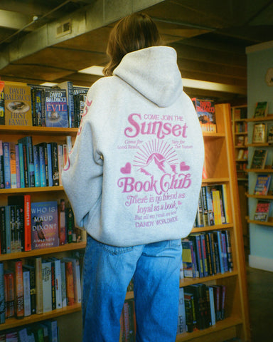 Cozy Oversized Book Club Hoodie for Reading in Style
