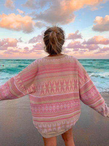 Oversized Ski Lodge Sweater for Cozy Winter Days