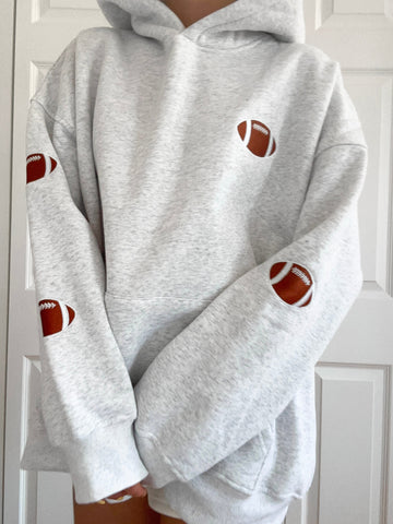 Embroidered Football Hoodie for Game Day Style and Everyday Comfort