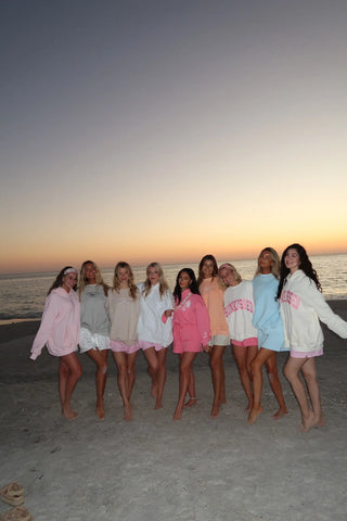 Sunset Orange Embroidered Sweatshirt for Effortless Everyday Style