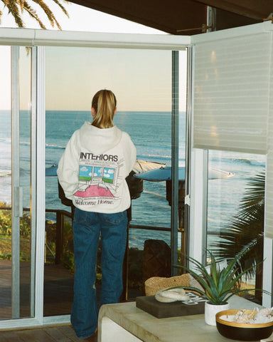 Heather Gray Oversized Hoodie with Embroidered Details for Cozy Everyday Style