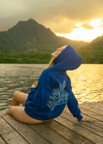Hawaiian Hibiscus Flower Hoodie for Cozy Island Style