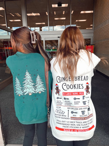 Cozy Christmas Tree Embroidered Sweatshirt for Festive Winter Style