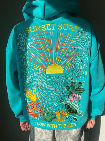 Ocean-Inspired Embroidered Hoodie for Cozy Everyday Style