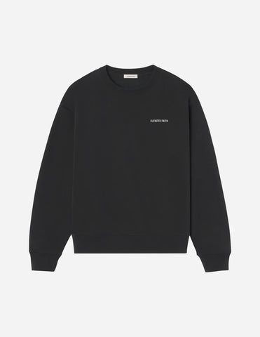 Classic Black Crewneck Sweatshirt for Effortless Everyday Style
