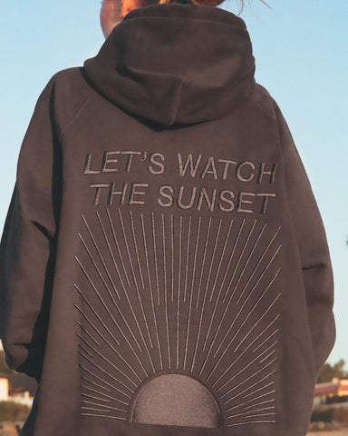 Oversized Sunset Hoodie for Cozy Evenings and Effortless Style