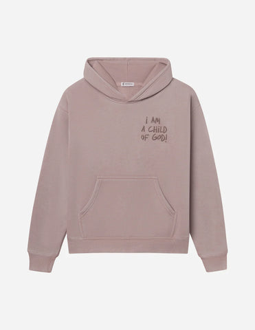 Cozy Brown Unisex Hoodie with Inspirational Embroidery | Faith & Comfort