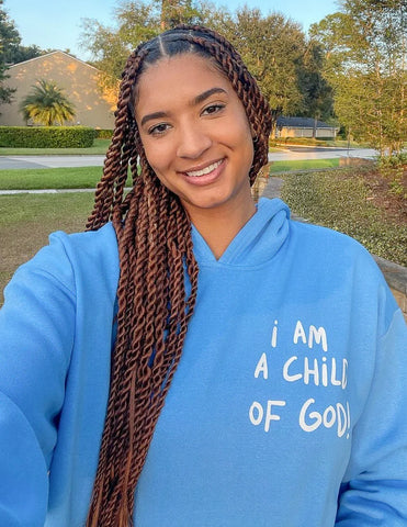Inspiring Child of God Hoodie for a Bold Statement of Faith