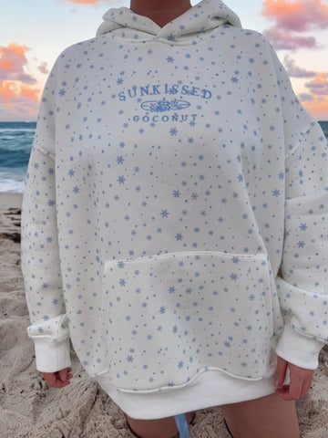 Cozy Embroidered Snowflake Hoodie for Winter Style