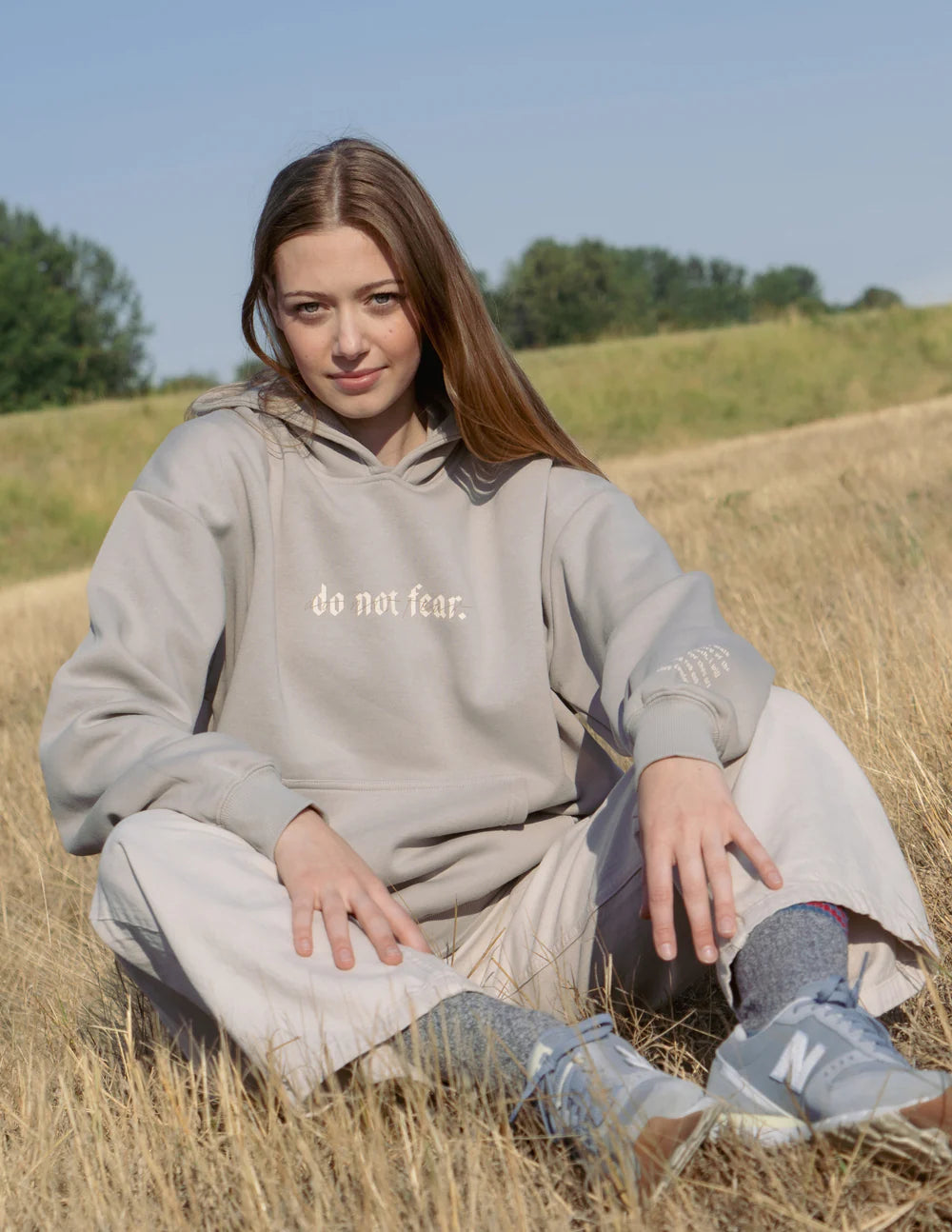 Inspirational Grey Unisex Hoodie for Everyday Comfort and Strength