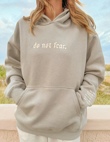 Inspirational Grey Unisex Hoodie for Everyday Comfort and Strength
