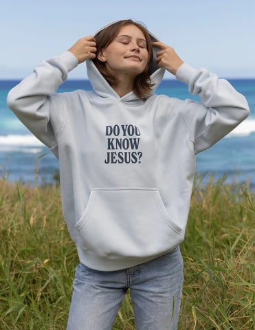 Do You Know Jesus Christian Hoodie | John 3:16 Scripture Unisex Sweatshirt
