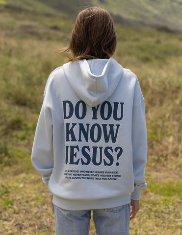 Do You Know Jesus Christian Hoodie | John 3:16 Scripture Unisex Sweatshirt