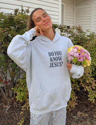 Do You Know Jesus Christian Hoodie | John 3:16 Scripture Unisex Sweatshirt