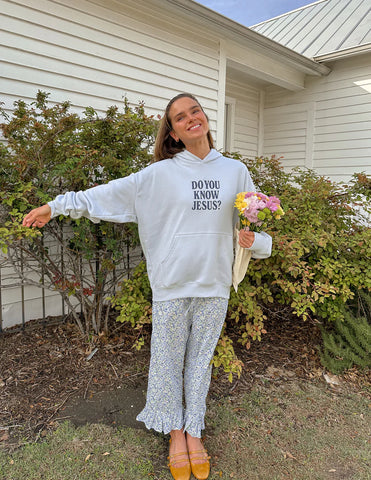 Do You Know Jesus Christian Hoodie | John 3:16 Scripture Unisex Sweatshirt