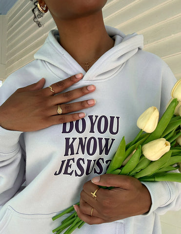Do You Know Jesus Christian Hoodie | John 3:16 Scripture Unisex Sweatshirt