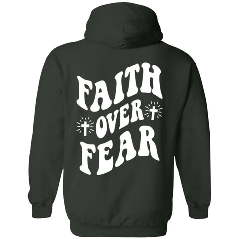 Faith Over Fear Hoodie | Inspirational Christian Sweatshirt for Everyday Comfort