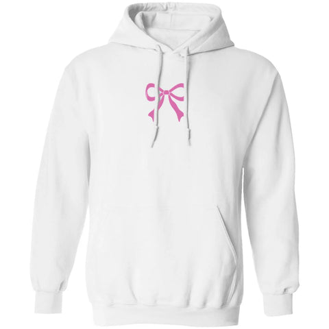 Double-Sided Coquette Bow Hoodie for a Preppy & Playful Look