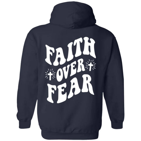Faith Over Fear Hoodie | Inspirational Christian Sweatshirt for Everyday Comfort