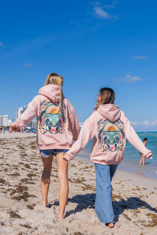Sunset Wave Hoodie for Effortless Beach Style and Cozy Vibes