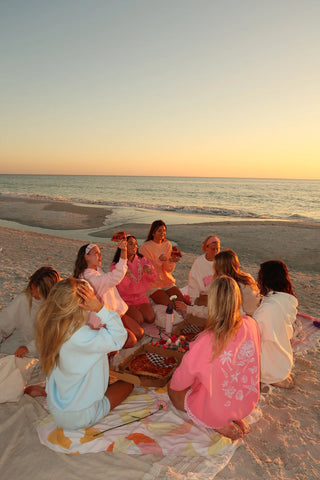 Icy Blue Embroidered Sweatshirt for a Cozy & Effortless Look