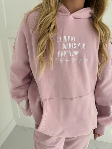 Mauve Mist Hoodie with Inspirational Quote for Cozy Everyday Style