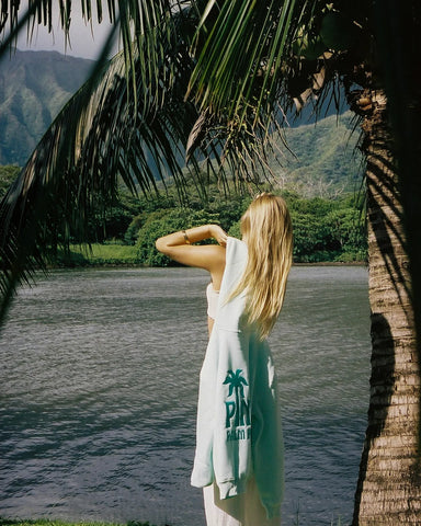 Cozy Puff Sleeve Hoodie in Mint for Everyday Comfort