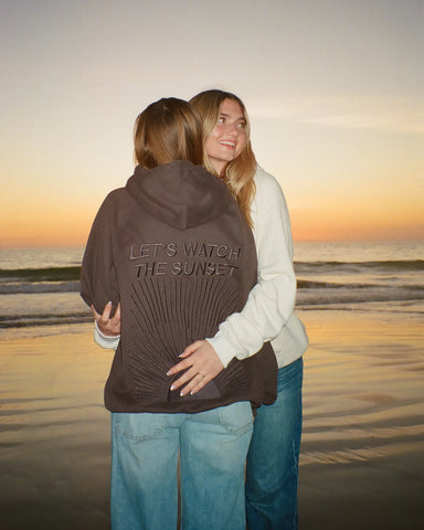 Oversized Sunset Hoodie for Cozy Evenings and Effortless Style