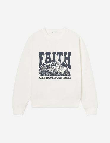 Faith Can Move Mountains Sweatshirt | Inspirational Unisex Crewneck