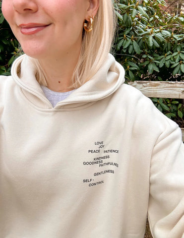 Fruit of the Spirit Christian Hoodie | Cozy Bible Verse Sweatshirt