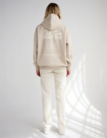 Inspiring God Cares About You Hoodie | Matthew 6:28-30 Comfort Wear