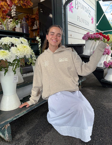 Inspiring God Cares About You Hoodie | Matthew 6:28-30 Comfort Wear