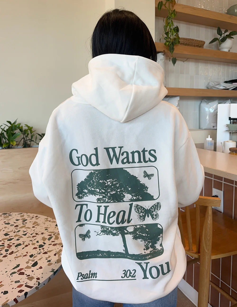 Inspiring God Heals Hoodie for Comfort and Faith